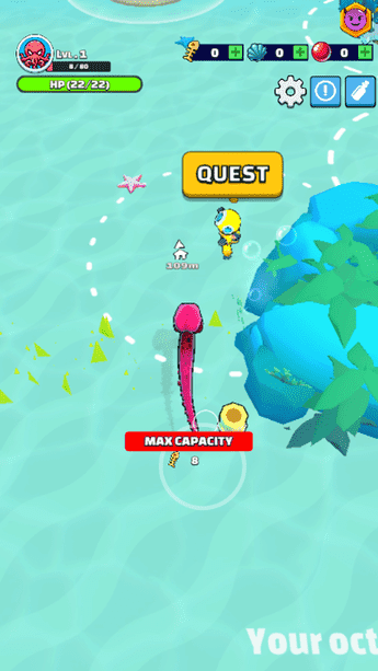 精彩截图-威尼斯正规软件下载破解版下载-威尼斯正规软件下载内置菜单mod版(Octopus Feast)下载 v1.7.1 安卓版1